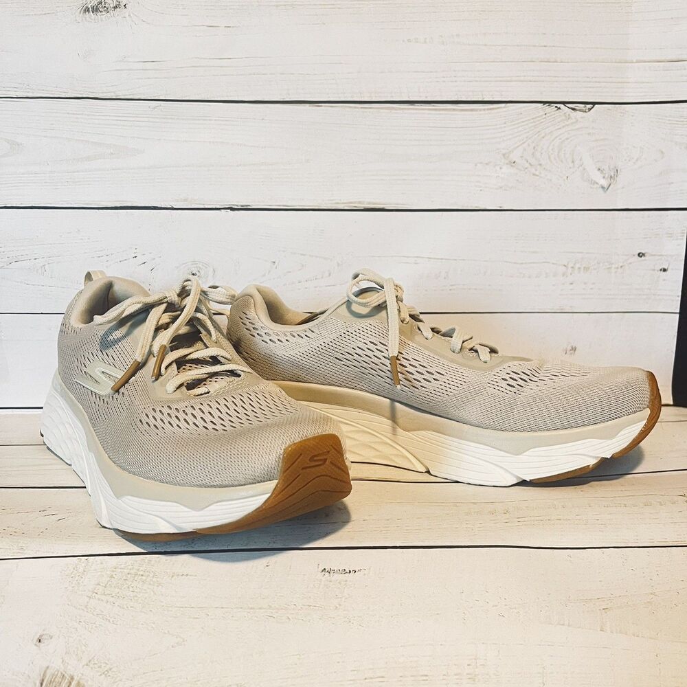 Skechers Womens Max Cushioning Elite-Destination 128262/NAT Running Shoes 9.5